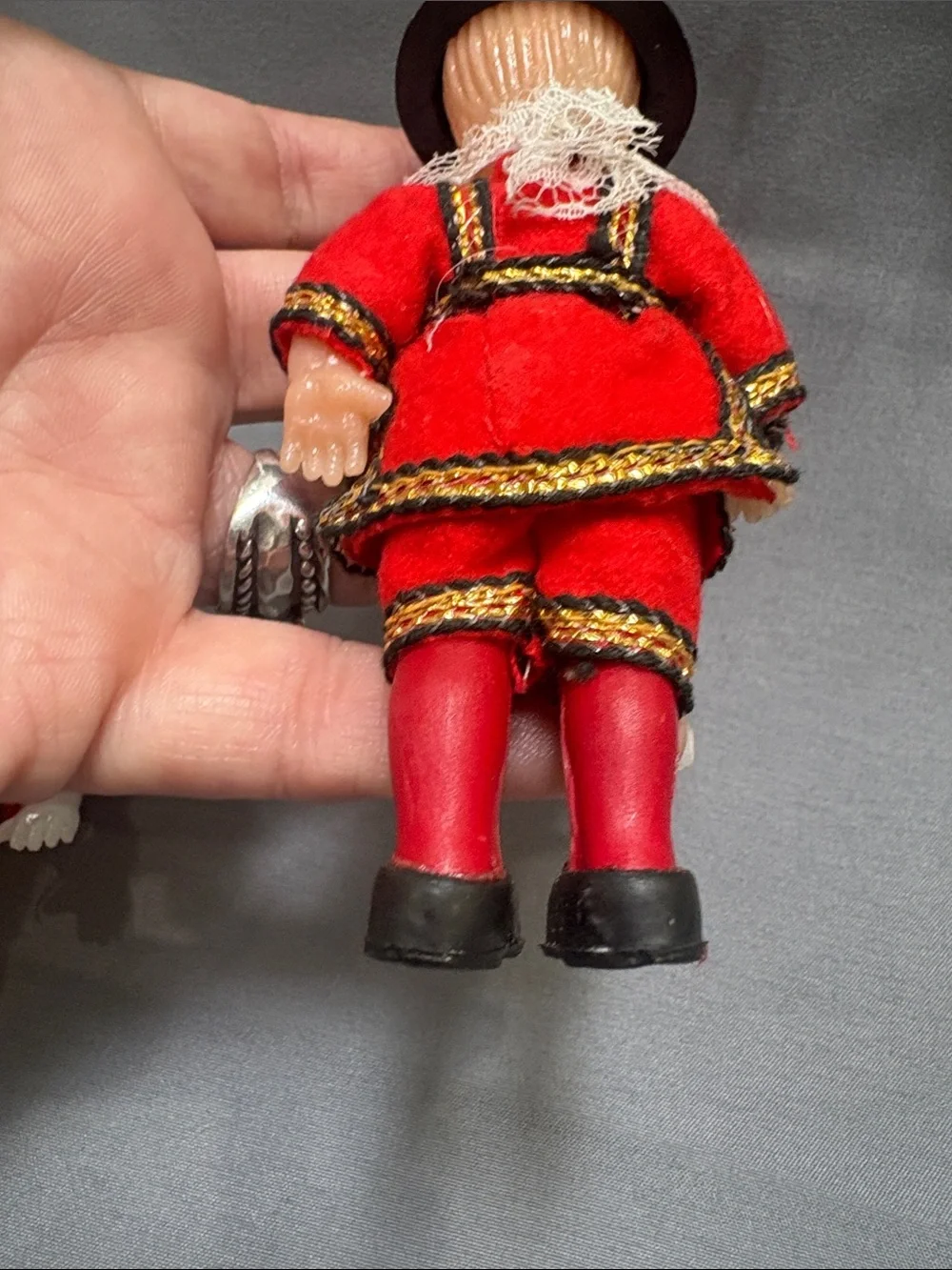 vintage British Royal Guard plastic souvenir ornaments qty 3